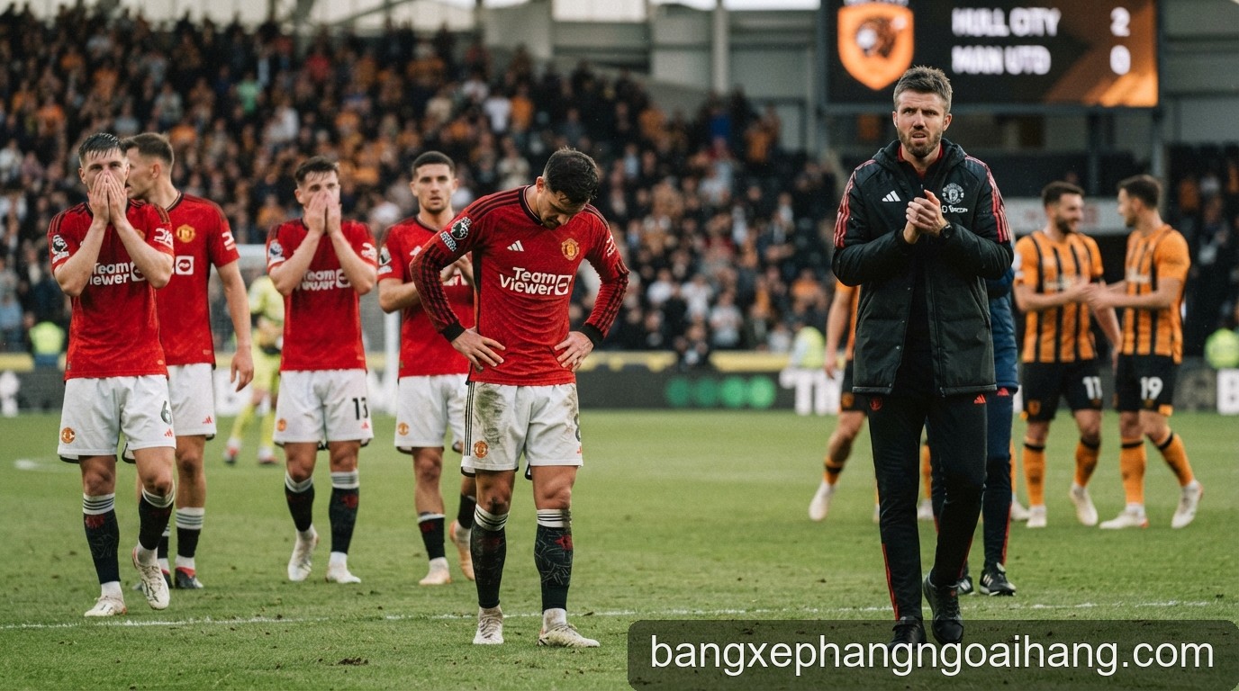 Ngoại hạng Anh 2026/27: Áp lực đè nặng lên Man United sau cú ngã ngựa trước Hull City ở vòng khai màn