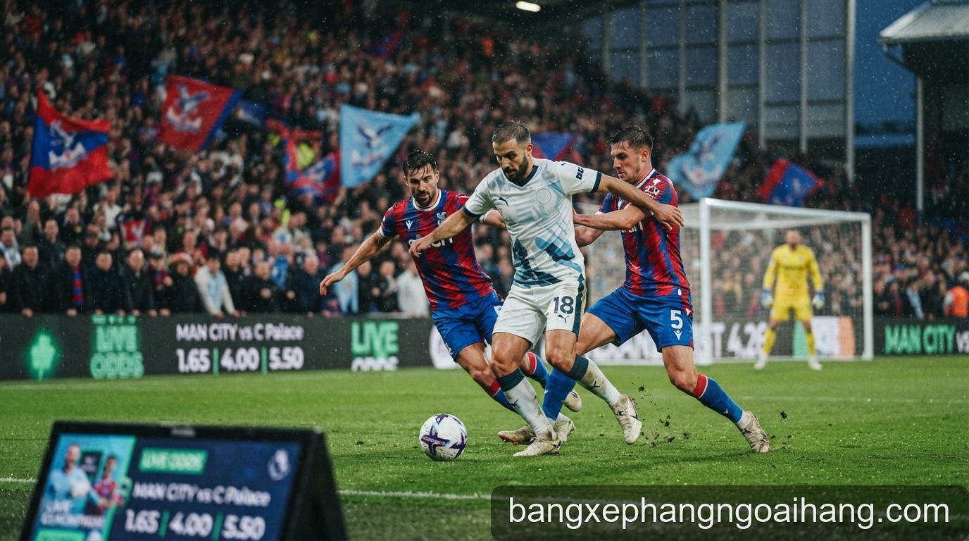 Vòng 3 Ngoại hạng Anh 2026/27: Man City và thử thách mang tên Crystal Palace dưới lăng kính tỷ lệ cược