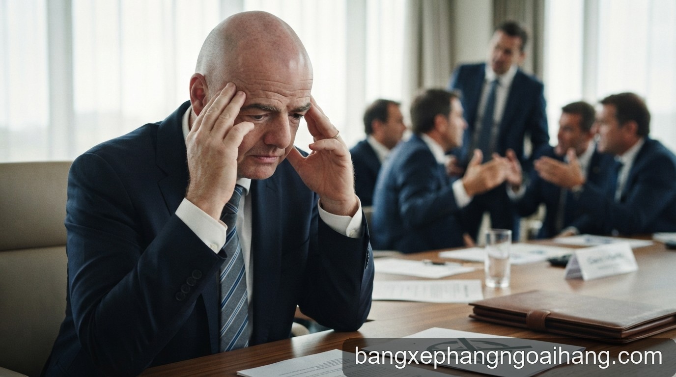 Khủng hoảng niềm tin tại FIFA: Gianni Infantino đối mặt với làn sóng quay lưng từ các liên đoàn