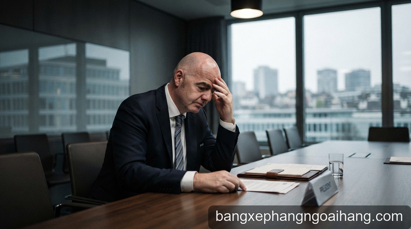 Khủng hoảng tại FIFA: Gianni Infantino đối mặt với làn sóng 'mất niềm tin' sau vụ sa thải COO Kevin Lamour
