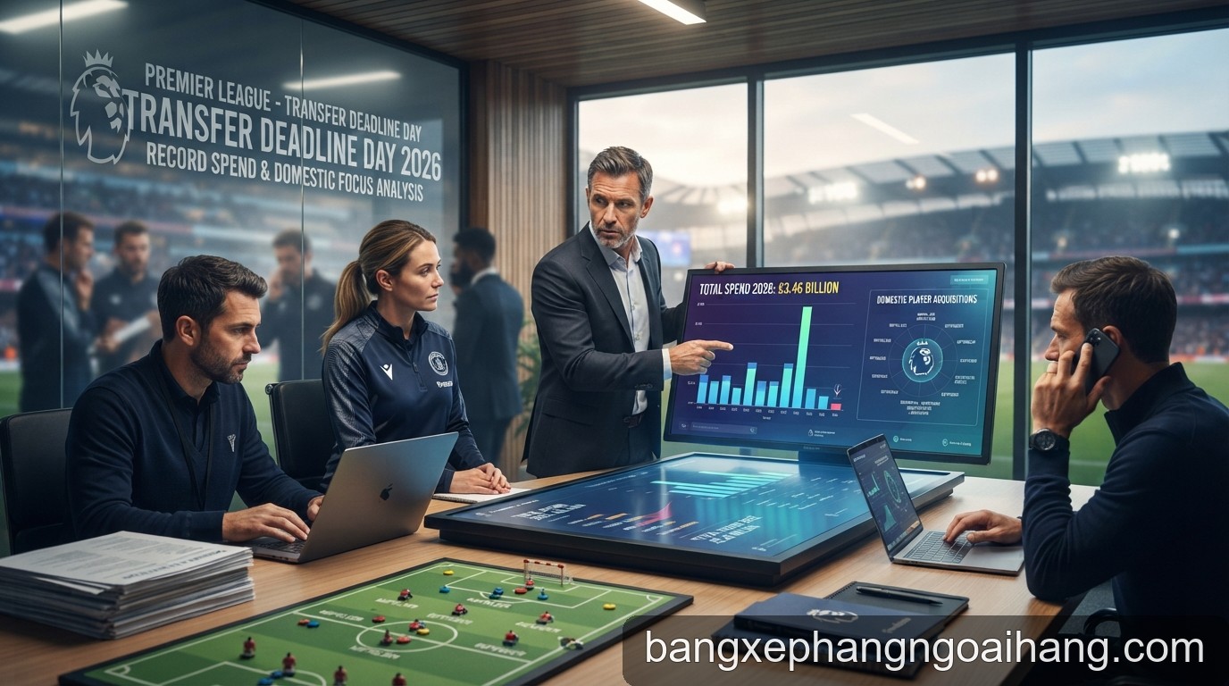 Hậu kỳ chuyển nhượng 2026: Premier League thiết lập kỷ lục chi tiêu 3,46 tỷ bảng và bài toán 'tự cung tự cấp'