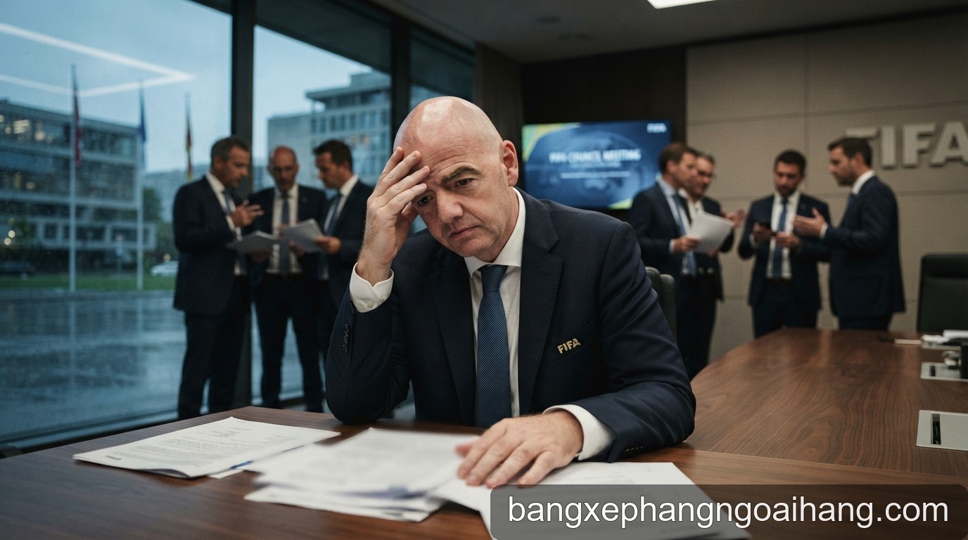 Khủng hoảng FIFA: Gianni Infantino đối mặt với áp lực từ chức sau khi các liên đoàn châu lục đồng loạt lên tiếng