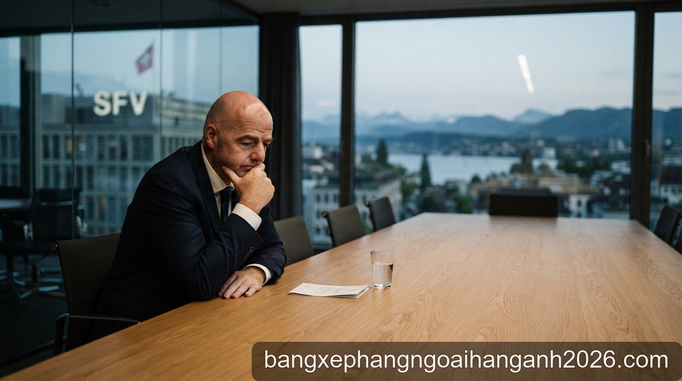 Khủng hoảng FIFA: Liên đoàn bóng đá Thụy Sĩ quay lưng, Infantino đối mặt nguy cơ 'trắng tay' tại quê nhà
